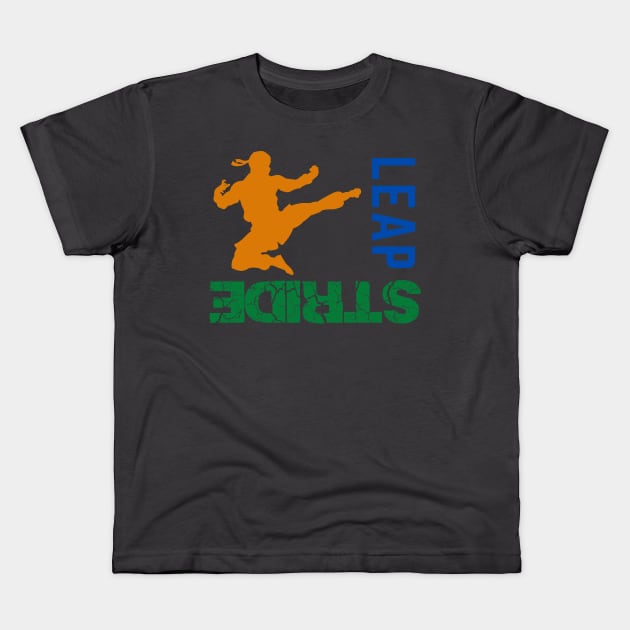 Leap and Breakthrough Kids T-Shirt by Rissenprints